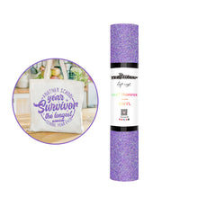 Load image into Gallery viewer, Fancy Glitter Heat Transfer Vinyl – Sparkling Iron-On Vinyl in 6 Colours