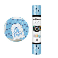 Load image into Gallery viewer, Glitter Polka Dot Adhesive Craft Vinyl – 4 Sparkling Color Options for Playful DIY Projects