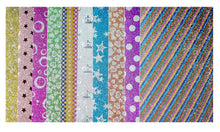 Load image into Gallery viewer, Mixed Design Glitter Cardstock – A4 10 Sheet Assorted Craft Set
