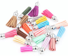 Load image into Gallery viewer, Bulk Circle Acrylic Key Chain & Tassel Set