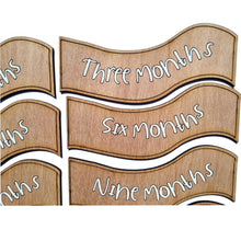 Load image into Gallery viewer, Airplane Baby Milestone Banner – Digital Laser Cut File