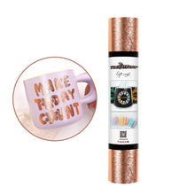 Load image into Gallery viewer, Textured Metallic Adhesive Vinyl – 4 Colors Available | Premium Craft Vinyl