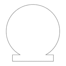 Load image into Gallery viewer, Acrylic Circle for Oval LED Lamp Base