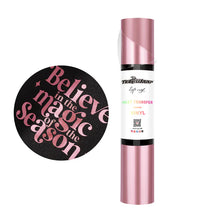 Load image into Gallery viewer, Metallic Pearlescent Heat Transfer Vinyl – 8 Iridescent Colors for Eye-Catching Fabric Designs