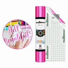 Load image into Gallery viewer, Bubble-Free Mirror Chrome Adhesive Vinyl – 5 Ultra-Smooth Reflective Colors for Eye-Catching Crafting