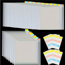 Load image into Gallery viewer, Scrapbook Paper & Vinyl Storage Bags – Set of 5 Clear Reusable 12x12 Inch Sleeves