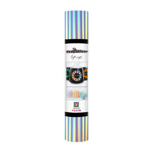 Load image into Gallery viewer, Holographic Glossy Rainbow Craft Vinyl – 4 Colors Available | Vibrant Reflective Adhesive Vinyl