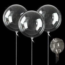 Load image into Gallery viewer, Bobo Balloons – Set of 5 Clear Bubble Balloons for DIY Decorating & Gifting