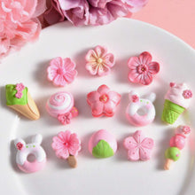 Load image into Gallery viewer, Blooming Bouquet Flatbacks – Set of 6 Elegant Floral Embellishments for Craft Projects