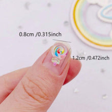 Load image into Gallery viewer, Candy Spirals Flatbacks – Set of 7 Sweet Swirl Embellishments for Fun Crafts