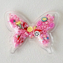 Load image into Gallery viewer, Bling-Bling Butterfly Shaker Flatbacks – Set of 4 Sparkly Motion Embellishments for Eye-Catching Crafts