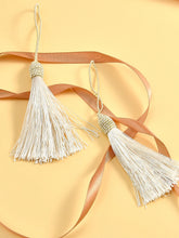 Load image into Gallery viewer, Luxury Ivory Tassels – Pack of 10 | Elegant Bookmarks & Craft Accents
