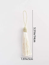 Load image into Gallery viewer, Luxury Ivory Tassels – Pack of 10 | Elegant Bookmarks & Craft Accents