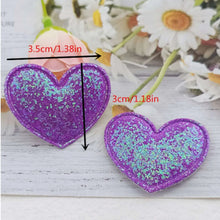 Load image into Gallery viewer, Glitter Polyester Soft Flatbacks – Set of 5 Sparkling Embellishments for Crafts & Accessories