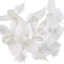 Load image into Gallery viewer, White Craft Feathers – Soft Decorative Feathers for Crafts, DIY, and Decor
