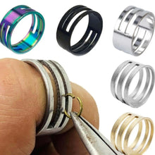 Load image into Gallery viewer, Jump Ring Finger Tool – Hands-Free Opening Aid for Jewelry Making