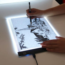 Load image into Gallery viewer, LED Light Pad – Ultra Thin, Adjustable Brightness, USB Powered