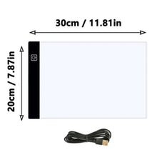 Load image into Gallery viewer, LED Light Pad – Ultra Thin, Adjustable Brightness, USB Powered