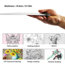 Load image into Gallery viewer, LED Light Pad – Ultra Thin, Adjustable Brightness, USB Powered
