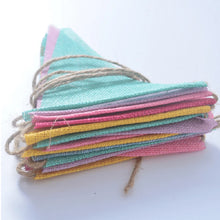 Load image into Gallery viewer, Rainbow Bunting – 4m String with 12 Textured Polyester Flags