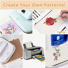 Load image into Gallery viewer, Sublimation Canvas Makeup Bags – Set of 5 Blank Zipper Pouches for DIY Personalization