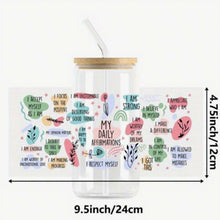 Load image into Gallery viewer, My Daily Affirmations DTF Sticker – Uplifting Vinyl Decal for Journals, Bottles & More