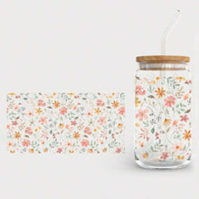 Load image into Gallery viewer, Ditsy Daisies DTF Sticker Set of 4 – Sweet Floral Decals for Mugs, Glasses & Crafts