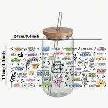 Load image into Gallery viewer, Mental Health Matters DTF Sticker Set of 5 – Uplifting Vinyl Decals for Tumblers, Journals & More