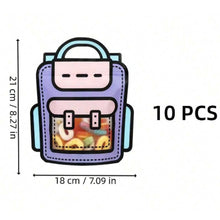 Load image into Gallery viewer, Backpack Party Bags – Set of 10 Durable Zippered Favor Bags for Kids