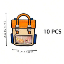 Load image into Gallery viewer, Backpack Party Bags – Set of 10 Durable Zippered Favor Bags for Kids