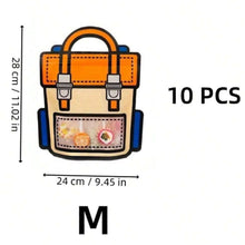 Load image into Gallery viewer, Backpack Party Bags – Set of 10 Durable Zippered Favor Bags for Kids