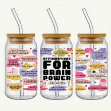 Load image into Gallery viewer, Self Love Guide DTF Sticker Set of 4 – Positive Affirmation Decals for Drinkware & DIY Projects