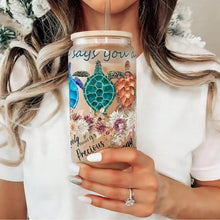 Load image into Gallery viewer, Wildflower DTF Sticker Set of 4 – Boho Floral Decals for Drinkware & DIY Projects