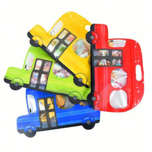 Load image into Gallery viewer, Transport Party Bags – Set of 12 Zippered Personalized Favor Bags in 3 Colors