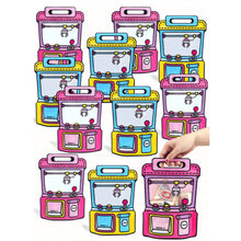 Load image into Gallery viewer, Vending Machine Shaped Party Bags – Set of 10 Fun Zippered Favor Bags for Kids