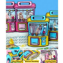 Load image into Gallery viewer, Vending Machine Shaped Party Bags – Set of 10 Fun Zippered Favor Bags for Kids
