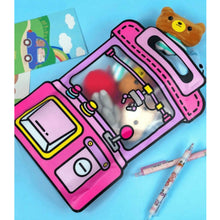 Load image into Gallery viewer, Vending Machine Shaped Party Bags – Set of 10 Fun Zippered Favor Bags for Kids