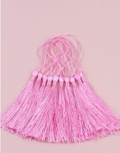 Load image into Gallery viewer, Pink Bookmark Tassels – Set of 10 Soft Decorative Tassels for DIY Projects, Crafts & Favors