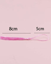 Load image into Gallery viewer, Pink Bookmark Tassels – Set of 10 Soft Decorative Tassels for DIY Projects, Crafts & Favors