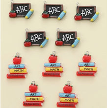 Load image into Gallery viewer, Teacher Pendant Set – Set of 10 Charming Accessories for Educators & DIY Gifts