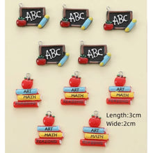 Load image into Gallery viewer, Teacher Pendant Set – Set of 10 Charming Accessories for Educators & DIY Gifts