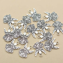 Load image into Gallery viewer, Antique Angel Pendant – Set of 5 Vintage Charm for Jewelry & Crafts