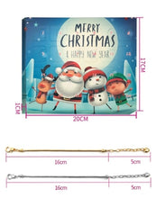 Load image into Gallery viewer, Christmas Surprise Jewelry Advent Calendar – 24 Festive DIY Charms & Accessories