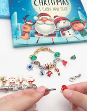 Load image into Gallery viewer, Christmas Surprise Jewelry Advent Calendar – 24 Festive DIY Charms & Accessories