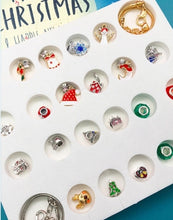 Load image into Gallery viewer, Christmas Surprise Jewelry Advent Calendar – 24 Festive DIY Charms & Accessories