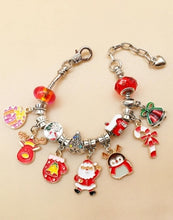 Load image into Gallery viewer, Santa & Friends Jewelry Advent Calendar – 24-Piece DIY Holiday Charm Kit