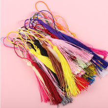 Load image into Gallery viewer, Bookmark Tassel Set – 100 Pcs Colorful Tassels for DIY Bookmarks, Crafts & Keychains