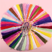 Load image into Gallery viewer, Bookmark Tassel Set – 100 Pcs Colorful Tassels for DIY Bookmarks, Crafts & Keychains