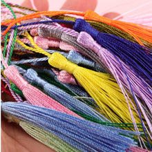 Load image into Gallery viewer, Bookmark Tassel Set – 100 Pcs Colorful Tassels for DIY Bookmarks, Crafts & Keychains