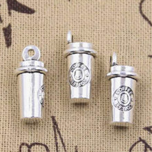 Load image into Gallery viewer, Coffee Lover Pendant – Set of 7 Mini Mug Charm for DIY Crafts & Accessories